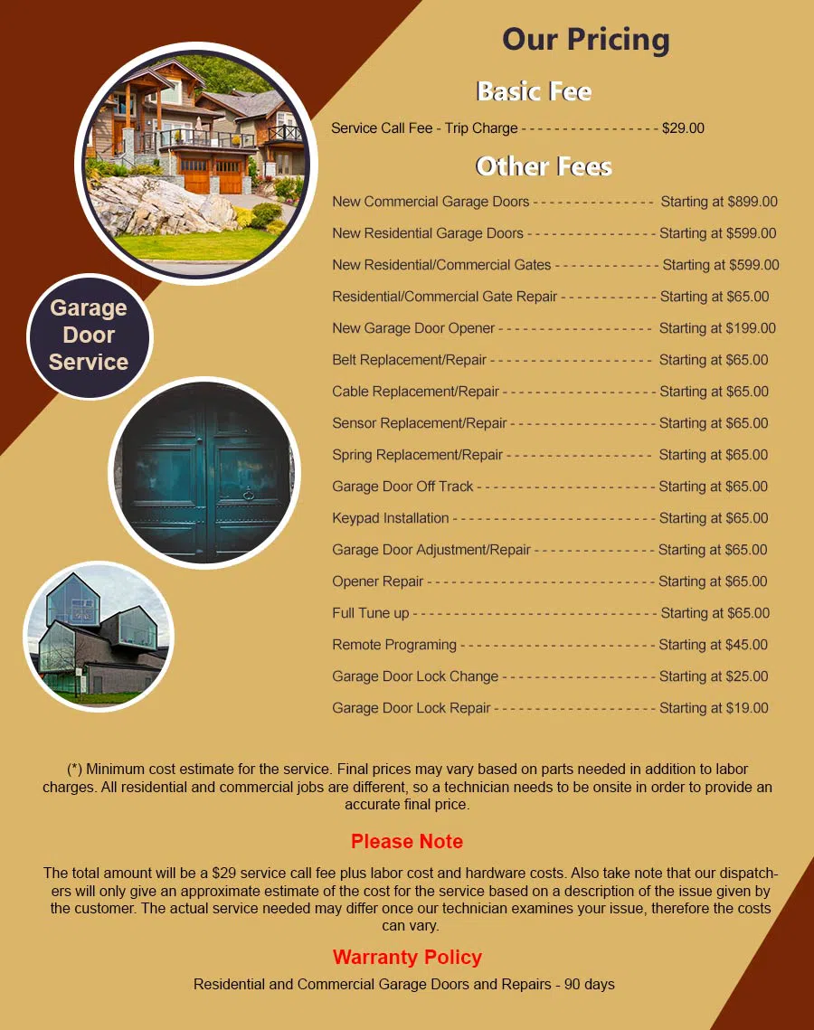 5 Star Garage Door Fairfax, VA 571-336-2697 - pricelist6